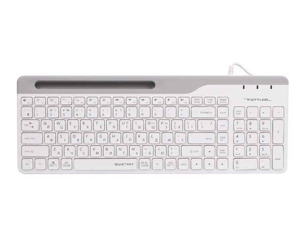 Клавіатура провідна комп'ютерна A4Tech Fstyler FK25(White) біла Клавіатура провідна комп'ютерна A4Tech Fstyler FK25(White) біла