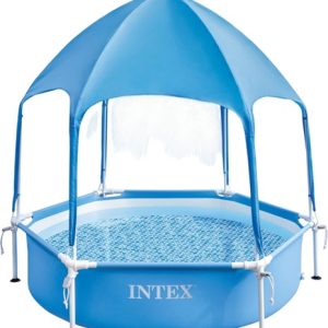 Басейн каркасний з навісом Intex 28209 188х38 см