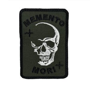 Шеврон на липучках MEMENTO MORI ВСУ (ЗСУ) 20222548 12923 9х6 см Шеврон на липучках MEMENTO MORI ВСУ (ЗСУ) 20222548 12923 9х6 см