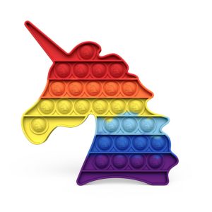 Антистрес іграшка Pop It Единорожка веселка пупирка 5064