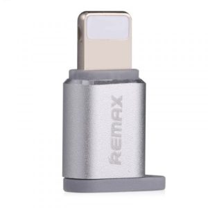 Перехідник Visual RA-USB2 microUSB(F) to Lightning(M) Silver Remax 340905 Перехідник Visual RA-USB2 microUSB(F) to Lightning(M) Silver Remax 340905