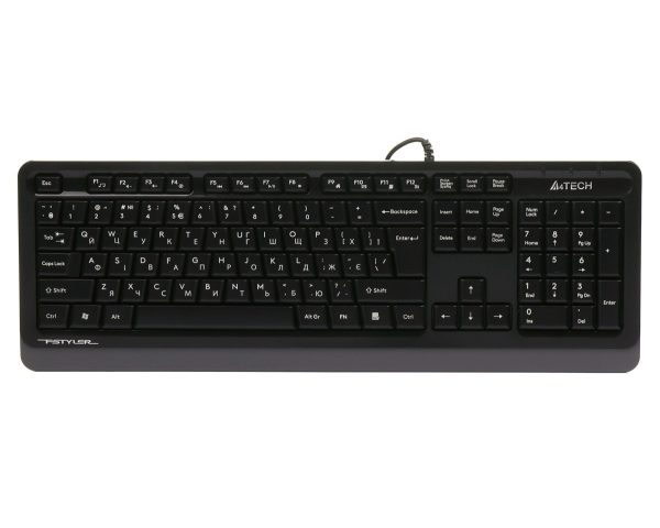 Клавіатура провідна комп'ютерна A4Tech Fstyler FKS10(Grey) сіра Клавіатура провідна комп'ютерна A4Tech Fstyler FKS10(Grey) сіра