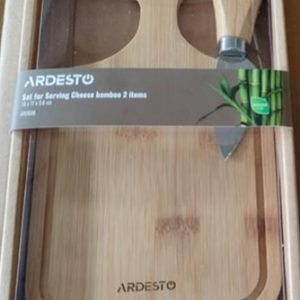 Набір для подачі сиру Ardesto Midori AR0936 19х11х0.8 см бежевий Набір для подачі сиру Ardesto Midori AR0936 19х11х0.8 см бежевий