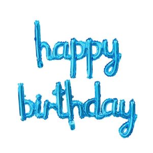 Набір надувних кульок Happy Birthday 14360 2 предмети синій Набір надувних кульок Happy Birthday 14360 2 предмети синій