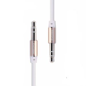 Кабель Audio AUX RM-L200 miniJack 3.5 male to male 2.0 м white Remax 320101 Кабель Audio AUX RM-L200 miniJack 3.5 male to male 2.0 м white Remax 320101