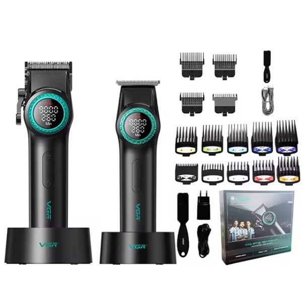 Комплект для стрижки VGR V-001 V-977 BLACK чорний