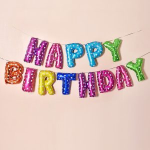 Набір надувних кульок Happy Birthday Multicolor 2 5965 13 предметів різнокольорових Набір надувних кульок Happy Birthday Multicolor 2 5965 13 предметів різнокольорових