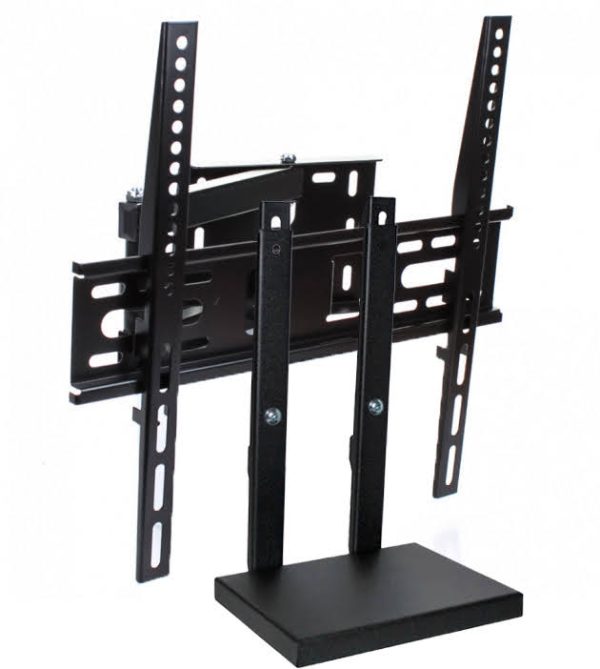 Комплект для встановлення ТВ з полицею для тюнера ElectricLight 13b806-Black чорний Комплект для встановлення ТВ з полицею для тюнера ElectricLight 13b806-Black чорний