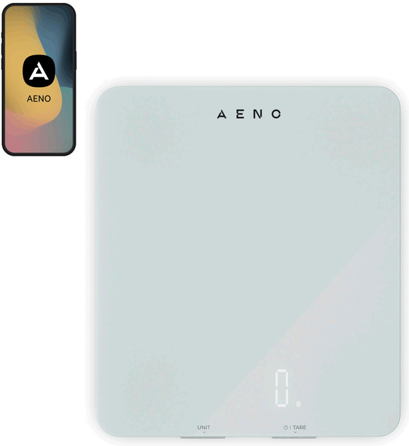 Ваги кухонні AENO Smart KS1S 8 кг білі