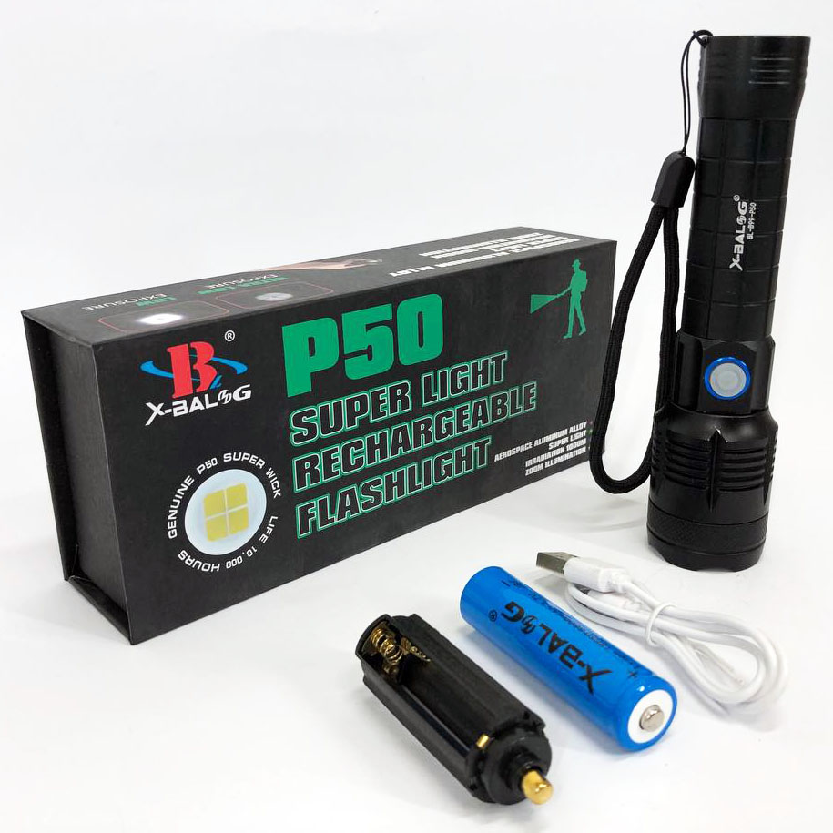 Ліхтарик ручний Bailong X-Balog BL-B99-P50, ліхтар ручний тактичний, водонепроникний ліхтар LED Ліхтар налобний BL-W689-LM+2COB (white+red) датчик руху, Ліхтарик на голову із зарядкою