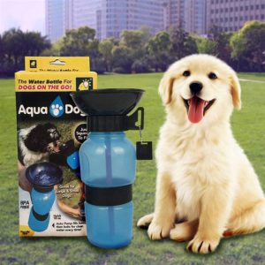 Поїлка для собак дорожня переносна Aqua Dog 537 мл портативна пляшка для великих та дрібних собак FS-97 Поїлка для собак дорожня переносна Aqua Dog 537 мл портативна пляшка для великих та дрібних собак FS-97