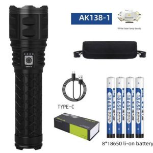 Ліхтар ручної моделі Police AK138-1 WHITE LASER LED PM60-TG 8х18650, USB-зарядка, Power Bank, зум Ліхтар ручної моделі Police AK138-1 WHITE LASER LED PM60-TG 8х18650, USB-зарядка, Power Bank, зум