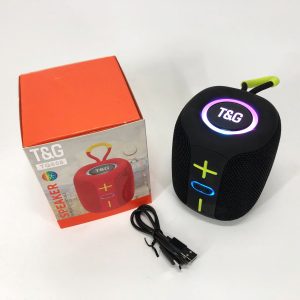 Портативна Bluetooth колонка TG658 8W з RGB підсвічуванням, Бездротова колонка потужна. Колір: чорний Портативна Bluetooth колонка TG658 8W з RGB підсвічуванням, Бездротова колонка потужна. Колір: чорний